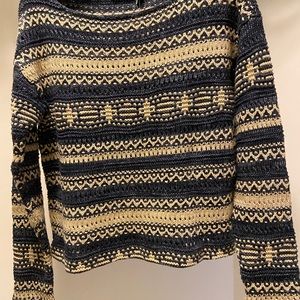 Beautiful blue and browns sweater! 43% off. Closet closing!